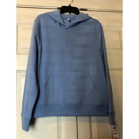 IDEOLOGY - L Sz XXL Off Duty Fleece Pullover Hoodie in Passion Blue Comfy & NWT! - Picture 2 of 15